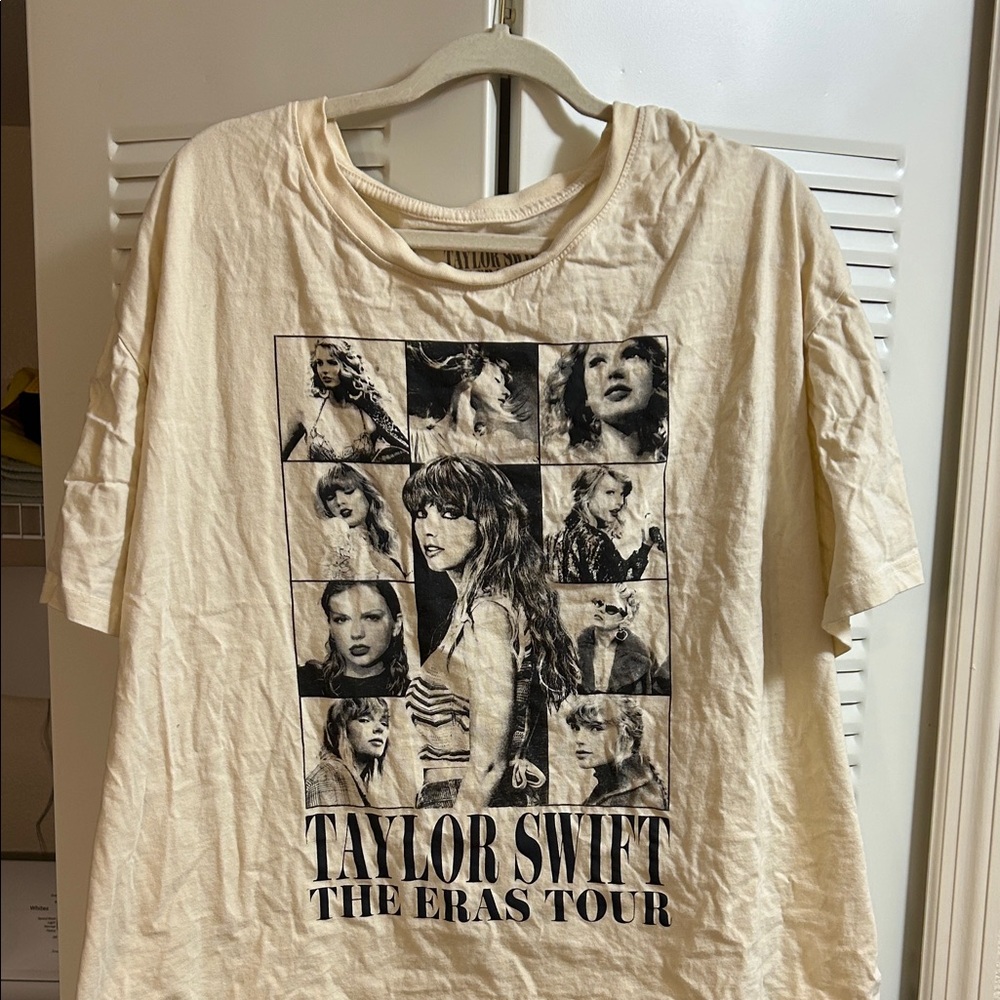 Taylor Swift The Eras Tour Beige Graphic Tee